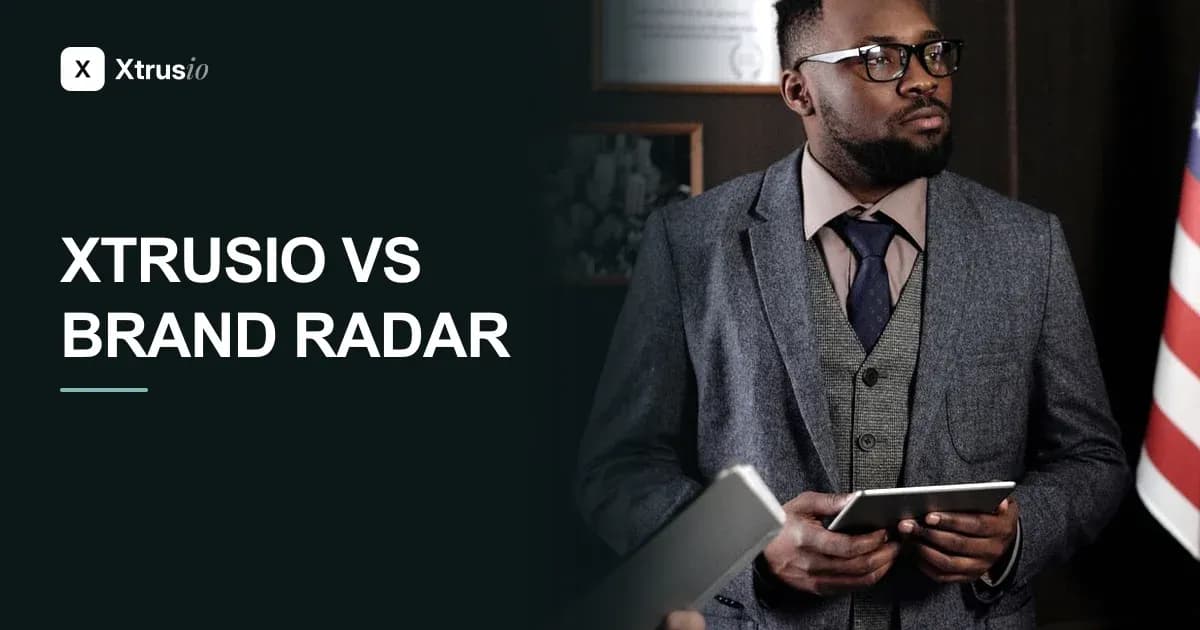Xtrusio vs Ahrefs Brand Radar: An Index of AI Mentions, or Your Buyer Question Tracked to a Cited Page