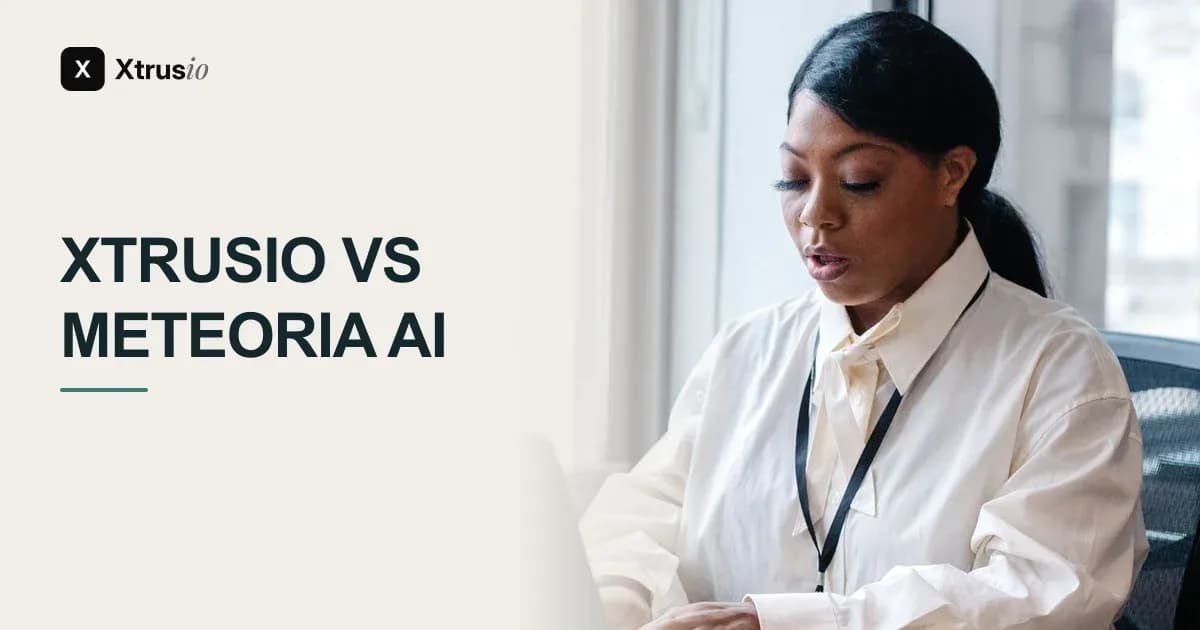 Xtrusio vs Meteoria AI: Tracking Your AI Visibility, or Getting the Page Cited on Each Buyer Question